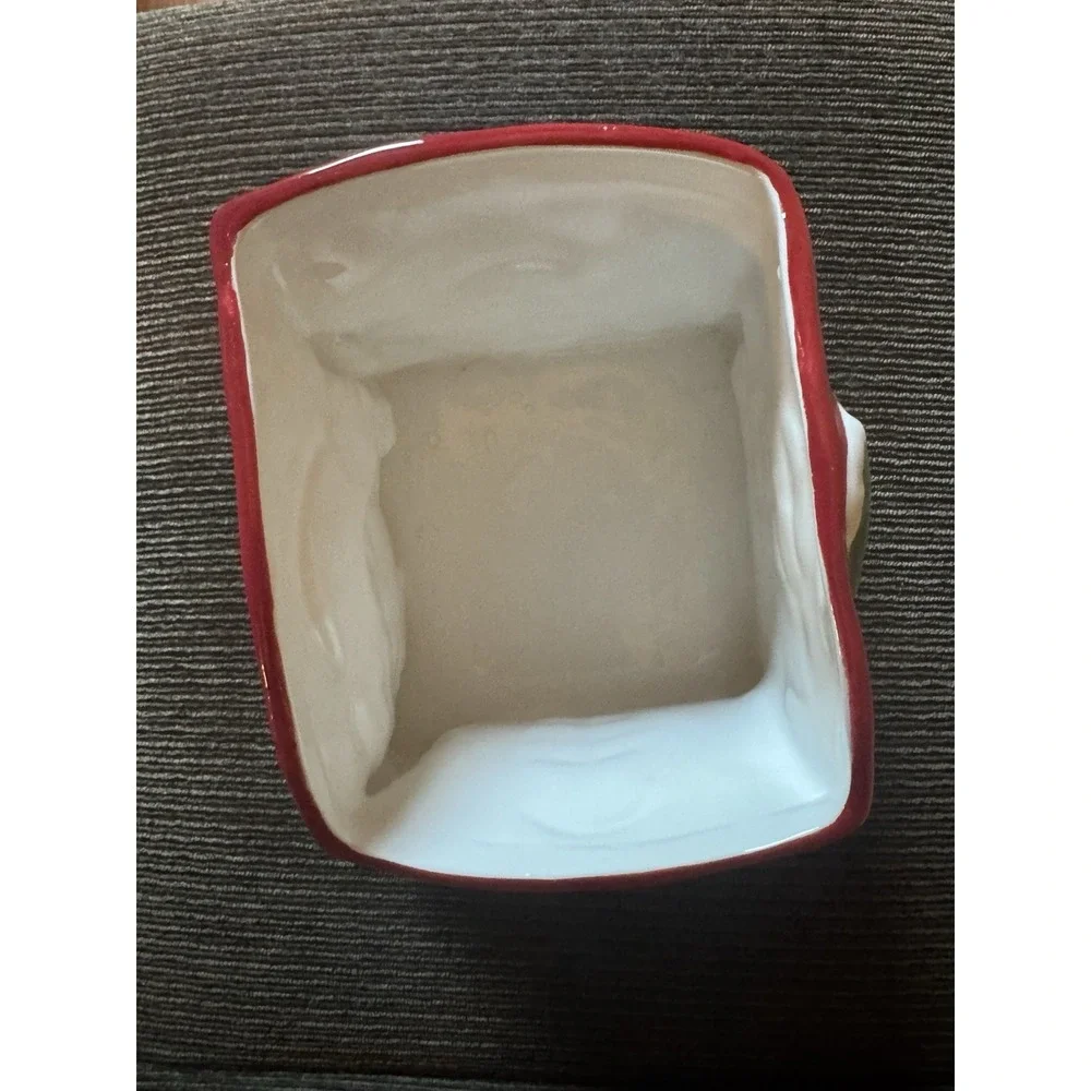 Harry & David Santa's Workshop Ceramic Cookie Jar Holiday Christmas Kitchen